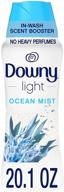 🌊 ocean mist downy light laundry scent booster beads for washer - 20.1 oz, no heavy perfumes - enhanced seo logo