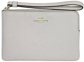 img 1 attached to 👛 Crossgrain Leather Corner Wristlet: Women's Handbags & Wallets by Coach