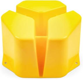 img 3 attached to 🟡 Camco Желтая поддержка стабилизатора Jack - прочный материал, устойчивый к УФ-излучению, подъем на 7 дюймов - модель (44424)
