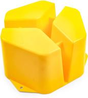 🟡 camco желтая поддержка стабилизатора jack - прочный материал, устойчивый к уф-излучению, подъем на 7 дюймов - модель (44424) логотип