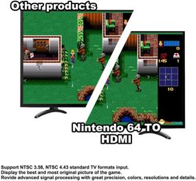 img 3 attached to 🎮 N64 HDMI Converter: Effortlessly Connect N64 Game Console to HD TV, Convert Video Signal to HDMI, Supports N64, SNES, NGC