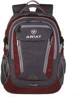 🎒 ultimate ariat unisex bungy front backpack: convenient and stylish logo