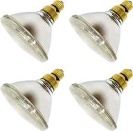 ge lighting 120w halogen flood light bulb set of 4, 240v e27 base логотип