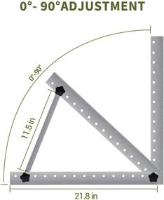 img 1 attached to 🔆 Maximize Solar Power Efficiency with HQST Adjustable Solar Panel Tilt Mount Brackets - Ideal for Boats, RVs, and Off-Grid Systems