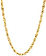 premium quality stainless steel twist rope chain necklace, available in 22-28 inches logo