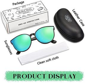 img 1 attached to Sunglasses 100 UV Protection Sunglasses Suitable Children Boys' Accessories