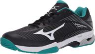 🎾 top performance: mizuno exceed court tennis black men's shoes логотип