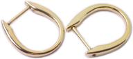 bobeey 4pcs 7/8'' light gold loop d-rings with screw-in shackle, semicircle d ring for leather craft, diy accessories for purses - purse findings bbc12 (7/8 inch, light gold) logo
