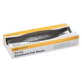 img 1 attached to 📦 AmazonCommercial Pre-Cut Aluminum Foil Sheets 9x10-3/4 - 12 Boxes of 200 Sheets (2,400 Sheets)