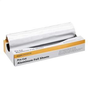 img 3 attached to 📦 AmazonCommercial Pre-Cut Aluminum Foil Sheets 9x10-3/4 - 12 Boxes of 200 Sheets (2,400 Sheets)