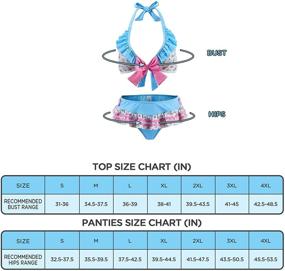 img 2 attached to Littleforbig Two Piece Swimwear Bathing Swimsuit