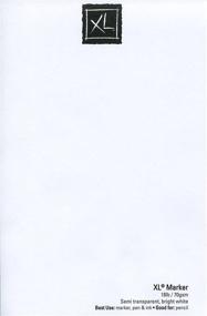 img 1 attached to 📝 Canson XL Series Marker Paper Pad: High Quality Semi-Translucent Paper for Pens, Pencils, and Markers - 9x12 Inch, 100 Sheets (400023336)