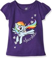 👑 my little pony toddler short sleeved girls' clothing: adorable styles for your little princess logo