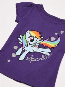 img 2 attached to 👑 My Little Pony Toddler Short Sleeved Girls' Clothing: Adorable Styles for your Little Princess