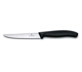 img 4 attached to 🍴 Нож для стейка Victorinox Swiss Classic 4.3 дюйма черного цвета: идеальная точность и элегантность