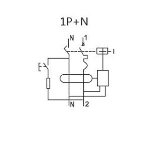 img 1 attached to NDB1L 32C 16 120V Circuit Breaker Sensing Leakage