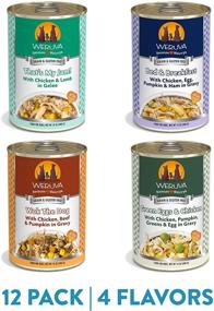 img 3 attached to Weruva Classic Santa's Little Helper Grain Free Canned Dog Food Variety Pack - 14oz Can (Pack of 12)