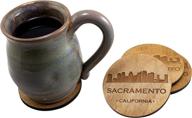 🌟 golden sacramento california souvenir coaster логотип