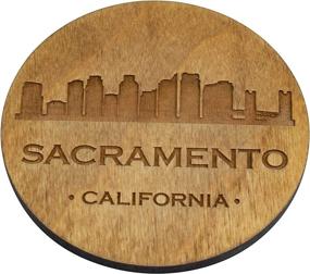 img 1 attached to 🌟 Golden Sacramento California Souvenir Coaster