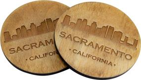 img 2 attached to 🌟 Golden Sacramento California Souvenir Coaster