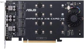 img 2 attached to 📈 ASUS Hyper M.2 X16 PCIe 3.0 X4 Расширительная карта V2: Увеличьте свое хранилище NVMe с помощью Intel VROC и поддержки NVMe Raid для AMD Ryzen Threadripper.