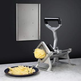 img 1 attached to 🍟 Efficient and Durable: New Star Foodservice 7006872 Extra Heavy Duty French Fry Cutter 3/8" with Wall Bracket for Fixed Counter or Wall Mount