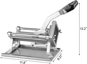 img 2 attached to 🍟 Efficient and Durable: New Star Foodservice 7006872 Extra Heavy Duty French Fry Cutter 3/8" with Wall Bracket for Fixed Counter or Wall Mount