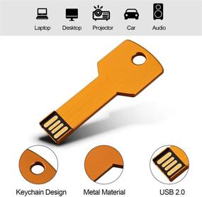 img 3 attached to RAOYI 10Pcs 2G 2GB USB Flash Drive Flash Drive Metal Key Design USB 2