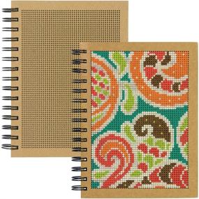 img 1 attached to 📚 Dimensions D.I.Y Stitchable Cross Stitch Journal: Embroider Your Thoughts and Designs, Size 0.9'' x 6.4'' x 8.5''
