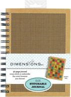 📚 dimensions d.i.y stitchable cross stitch journal: embroider your thoughts and designs, size 0.9'' x 6.4'' x 8.5'' logo