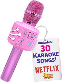 img 4 attached to 🎤 Move2Play Bluetooth Famous Karaoke Microphone: Sing like a Star with Wireless Bliss