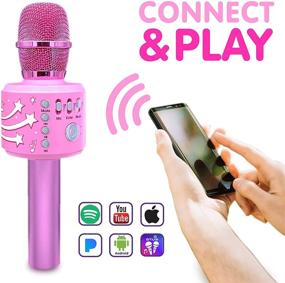 img 2 attached to 🎤 Move2Play Bluetooth Famous Karaoke Microphone: Sing like a Star with Wireless Bliss