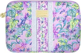 img 4 attached to 🧜 Lilly Pulitzer Soft Padded Tech Sleeve with Zip Closure - Laptop Case, Designed for 13 Inch Computers - Mermaid in The Shade