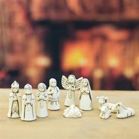 img 3 attached to 🎁 Exquisite Mexican Christmas Nativity Set: 10 Pc Handcrafted Spirit Gift Box Delight