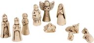 🎁 exquisite mexican christmas nativity set: 10 pc handcrafted spirit gift box delight logo