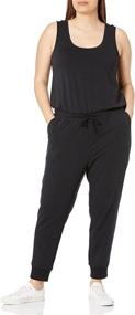 img 1 attached to 👗 Amazon Essentials Womens Studio Jumpsuit: Modern & Stylish Women's Clothing