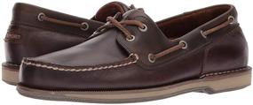 img 3 attached to Ботинки Rockport Men's Perth из пчелиного воска, коричневого цвета, мокасины и сланцы