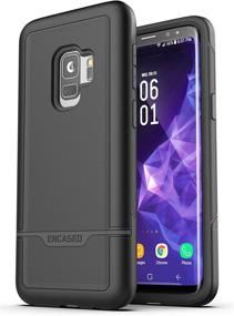 img 3 attached to 📱 Encased Heavy Duty Galaxy S9 Belt Case: Rebel Series - Military Spec Drop Protection (Smooth Black)