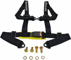 img 4 attached to 🏎️ Safeguarding Go-Kart & Racing Seats with Spocoro 4 Point Safety Harness – Pack of 1