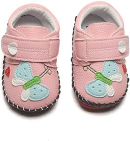 img 1 attached to Кожаные кроссовки и тапочки для мальчиков HsdsBebe - идеальный выбор для активных мальчиков!