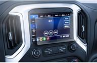 защитное стекло lfotpp для экрана 8 дюймов silverado 1500 infotainment 3: закаленное стекло, твердость 9h, устойчивое к царапинам, защитная пленка для сенсорного дисплея навигационного центра (2019-2021) логотип