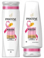 💇 pantene pro-v beautiful lengths strengthening shampoo and conditioner duo, 12.6 oz, 1 each logo