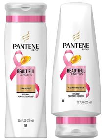 img 4 attached to 💇 Pantene Pro-V Beautiful Lengths Strengthening Shampoo and Conditioner DUO, 12.6 oz, 1 each