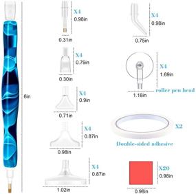 img 1 attached to Алмазная живопись - аксессуары ручной работы на клейке.