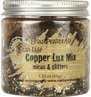 ✨ copper stampendous lux mica glitter mix logo