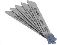 🔵 bosch rm618 6-inch 18t metal cutting reciprocating saw blades - 5 pack: high-performance efficiency in blue logo
