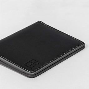 img 3 attached to 👔 RFID Bifold Wallet for Men - Black Men's Accessories in Wallets, Card Cases & Money Organizers