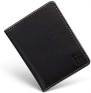 👔 rfid bifold wallet for men - black men's accessories in wallets, card cases & money organizers логотип