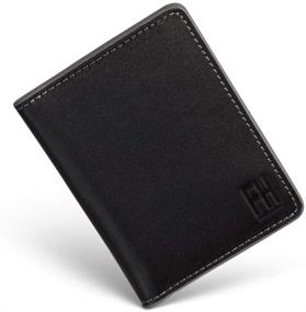 img 4 attached to 👔 RFID Bifold Wallet for Men - Black Men's Accessories in Wallets, Card Cases & Money Organizers