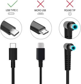 img 3 attached to 🔌 High-Quality 45W USB-C Charger for HP Chromebook 11 G6 EE/G7 EE/G8 EE/x360 11 G1 EE/G2 EE/G3 EE - AC Adapter Power Supply Cord